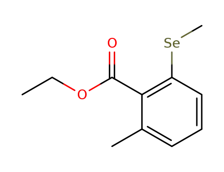 2-Methylseleno-6-methyl-benzoesaeure-ethylester