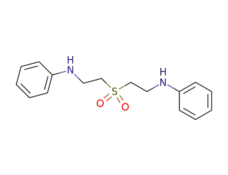 Molecular Structure of 577032-29-2 (bis-(2-anilino-ethyl)-sulfone)