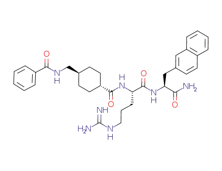 C<sub>34</sub>H<sub>43</sub>N<sub>7</sub>O<sub>4</sub>