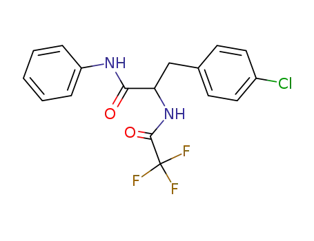 N-Trifluoacetyl-DL-p-chlorphenylalanin-anilid