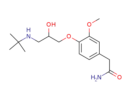 2-[4-(3-tert-Butylamino-2-hydroxy-propoxy)-3-methoxy-phenyl]-acetamide