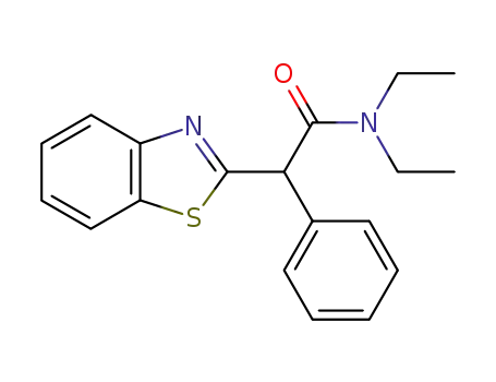 2-benzothiazol-2-yl-<i>N</i>,<i>N</i>-diethyl-2-phenyl-acetamide