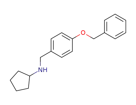 Benzenemethanamine, N-cyclopentyl-4-(phenylmethoxy)-