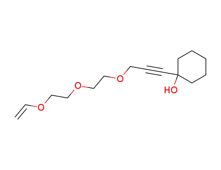 1-{3-[2-(2-Vinyloxy-ethoxy)-ethoxy]-prop-1-ynyl}-cyclohexanol