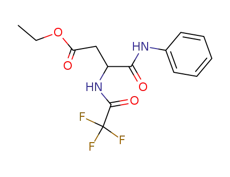 N-Trifluoracetyl-DL-asparaginsaeure-α-anilid-γ-ethylester