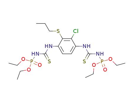 C<sub>19</sub>H<sub>33</sub>ClN<sub>4</sub>O<sub>6</sub>P<sub>2</sub>S<sub>3</sub>