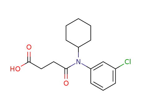 N-Cyclohexyl-bernsteinsaeure-m-chloranilid