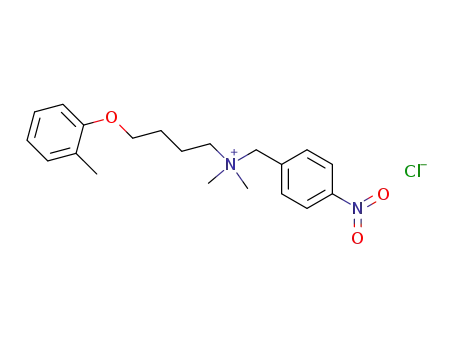 Dimethyl-(4-nitro-benzyl)-(4-o-tolyloxy-butyl)-ammonium; chloride