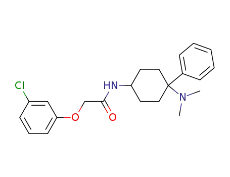 2-(3-chloro-phenoxy)-N-(4-dimethylamino-4-phenyl-cyclohexyl)-acetamide
