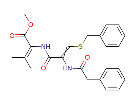N-Phenylacetyl-S-benzyl-dehydro-cysteinyl-α,β-dehydro-valin-methylester