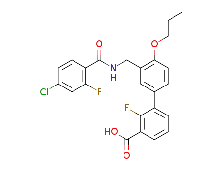 3-(3-{[(4-Chloro-2-fluorobenzoyl)-amino]methyl}-4-propoxyphenyl)-2-fluorobenzoic acid