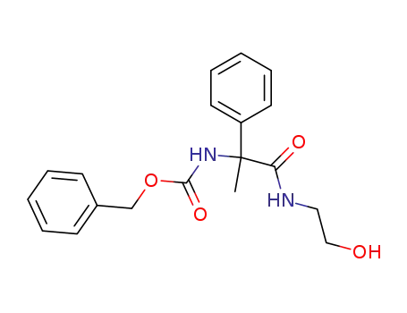 N-Benzyloxycarbonyl-C-methyl-C-phenyl-glycin-<2-hydroxy-aethylamid>