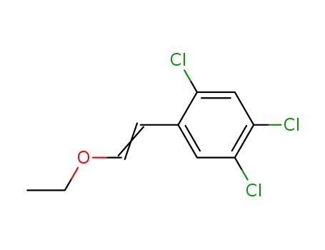Molecular Structure of 6178-22-9 (1-Ethoxy-2-(2,4,5-trichlor-phenyl)-ethen)