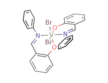 {VBr<sub>2</sub>(phenylsalicylideneiminate)2}