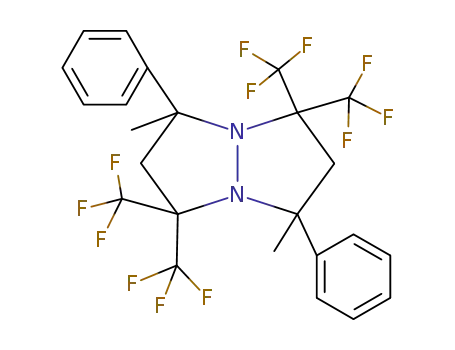 1,5-dimethyl-1,5-diphenyl-3,3,7,7-tetrakis-trifluoromethyl-tetrahydro-pyrazolo[1,2-<i>a</i>]pyrazole