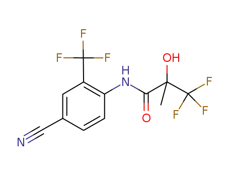 N-(4-cyano-2-trifluoromethylphenyl)-2-hydroxy-2-methyl-3,3,3-trifluoropropanamide