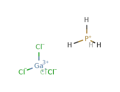 PH<sub>4</sub><sup>(1+)</sup>*GaCl<sub>4</sub><sup>(1-)</sup> = (PH<sub>4</sub>)(GaCl<sub>4</sub>)