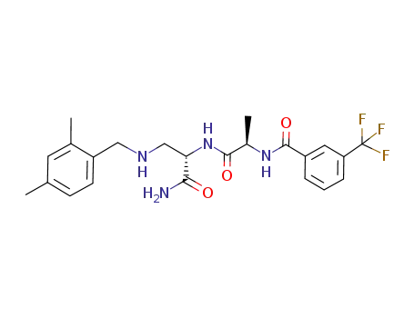 C<sub>23</sub>H<sub>27</sub>F<sub>3</sub>N<sub>4</sub>O<sub>3</sub>