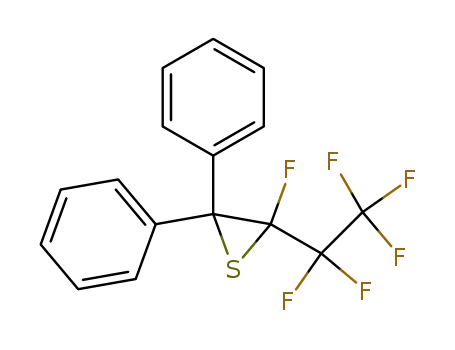 2-Fluor-2-perfluoraethyl-3,3-diphenylthiiran