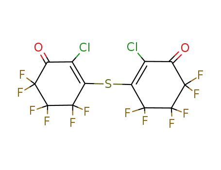 bis(2-chlorohexafluoro-1-cyclohexene-3-on)sulfane