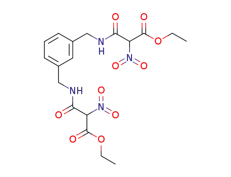 Propanoic acid,
3,3'-[1,3-phenylenebis(methyleneimino)]bis[2-nitro-3-oxo-, diethyl ester