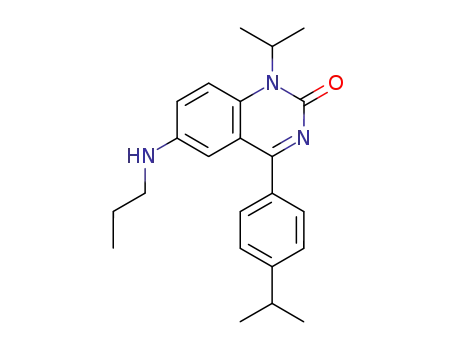 6-(propylamino)-1-isopropyl-4-(4-isopropylphenyl)-1H-quinazolin-2-one