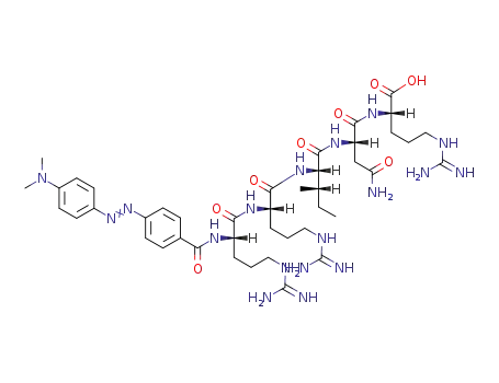 Molecular Structure of 1010104-64-9 (DABCYL-RRINR-OH)
