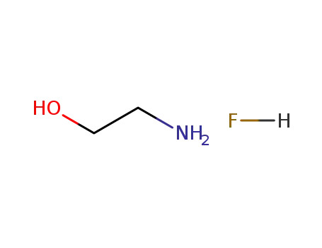 Molecular Structure of 17140-77-1 (Ethanol, 2-amino-, hydrofluoride)