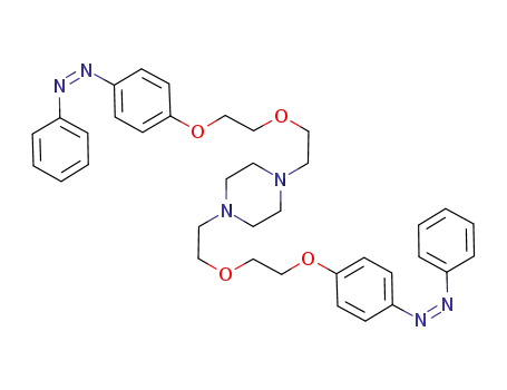 1,4-bis(2-(2-(4-(phenyldiazenyl)phenoxy)ethoxy)ethyl)piperazine