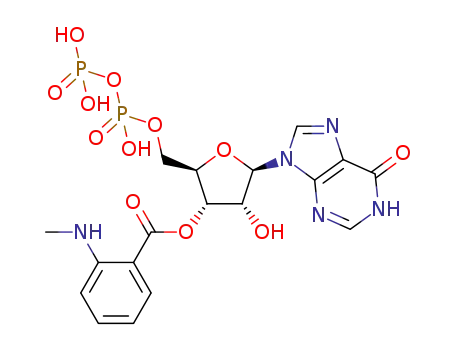 Inosine 5'-(trihydrogen diphosphate), 3'-[2-(methylamino)benzoate]