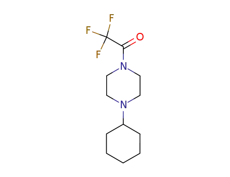 Molecular Structure of 3820-88-0 (1-cyclohexyl-4-trifluoroacetyl-piperazine)