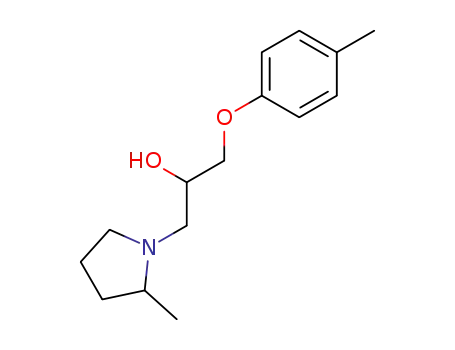 1-(2-methyl-pyrrolidino)-3-<i>p</i>-tolyloxy-propan-2-ol