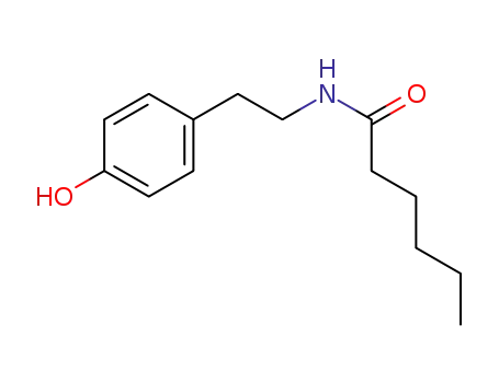 N-[2-(4-hydroxyphenyl)ethyl]hexanamide