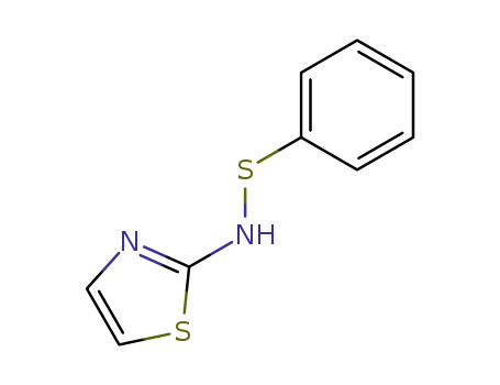Molecular Structure of 108302-89-2 (<i>N</i>-thiazol-2-yl-benzenesulfenamide)