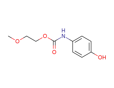 Molecular Structure of 99076-36-5 ((4-hydroxy-phenyl)-carbamic acid-(2-methoxy-ethyl ester))