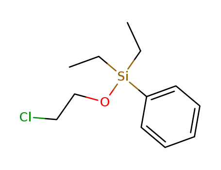 diethyl-(2-chloro-ethoxy)-phenyl-silane