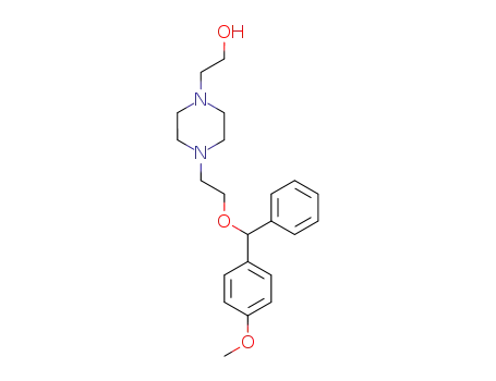 2-{4-[2-(4-methoxy-benzhydryloxy)-ethyl]-piperazino}-ethanol
