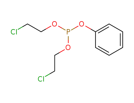 phosphoric acid bis-(2-chloro-ethyl ester)-phenyl ester