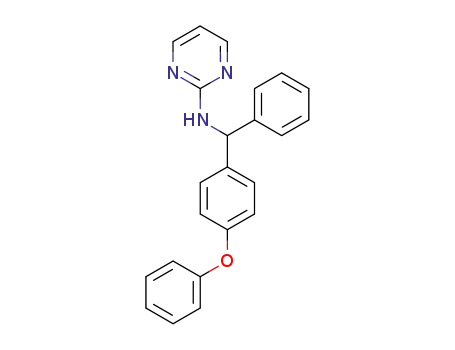 Molecular Structure of 103166-17-2 ((4-phenoxy-benzhydryl)-pyrimidin-2-yl-amine)