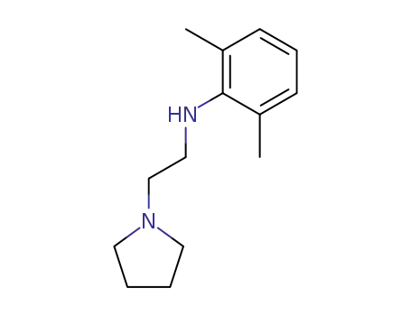 Molecular Structure of 124143-91-5 (2,6-dimethyl-<i>N</i>-(2-pyrrolidino-ethyl)-aniline)