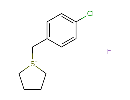 1-(4-chloro-benzyl)-tetrahydro-thiophenium; iodide