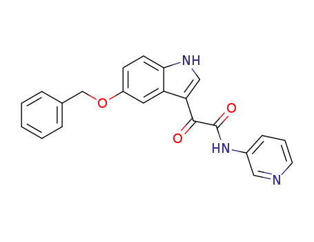 (5-benzyloxy-indol-3-yl)-glyoxylic acid-[3]pyridylamide