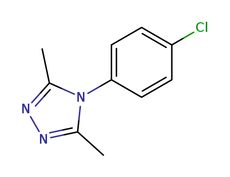 4-(4-chloro-phenyl)-3,5-dimethyl-4<i>H</i>-[1,2,4]triazole