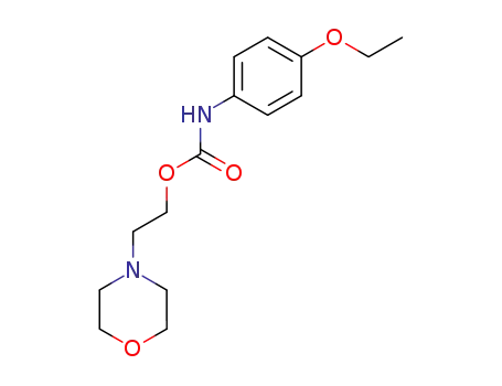 2-morpholinoethyl N-(4-ethoxyphenyl)carbamate