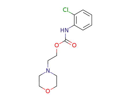 Molecular Structure of 107149-87-1 ((2-chloro-phenyl)-carbamic acid-(2-morpholino-ethyl ester))