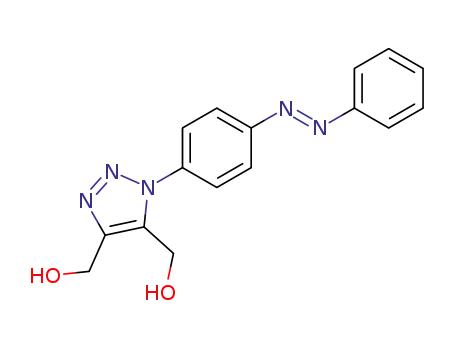 4,5-bis-hydroxymethyl-1-(4-phenylazo-phenyl)-1<i>H</i>-[1,2,3]triazole