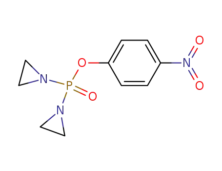 Molecular Structure of 26315-44-6 (bis-aziridin-1-yl-phosphinic acid-(4-nitro-phenyl ester))
