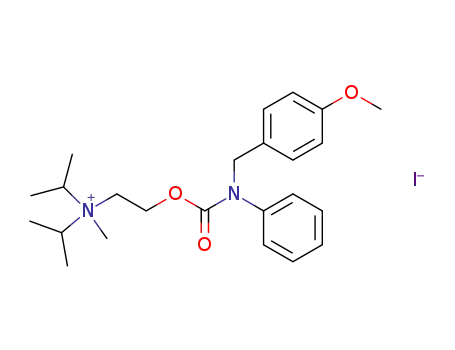 diisopropyl-{2-[(4-methoxy-benzyl)-phenyl-carbamoyloxy]-ethyl}-methyl-ammonium; iodide