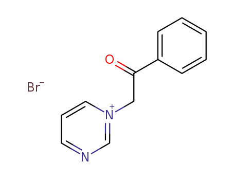 1-phenacyl-pyrimidinium; bromide