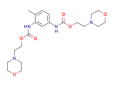 <i>N</i>,<i>N'</i>-(4-methyl-<i>m</i>-phenylene)-bis-carbamic acid bis-(2-morpholino-ethyl ester)